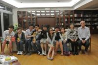 The team shared with Master and Mrs. Sun their journey on becoming competent debaters.